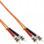 Cavo in fibra ottica duplex InLine ST/ST 50/125µm OM2 3m