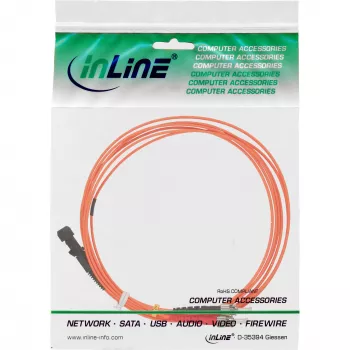 Cavo in fibra ottica duplex InLine MTRJ/ST 50/125µm OM2 2m