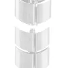 Passacavi, InLine 59997C canale verticale flessibile per scrivania, 2 scomparti, 0,80 m, bianco