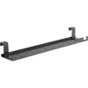Canalina portacavi per montaggio sotto scrivania InLine 131×590×74 mm, nero
