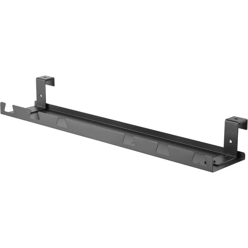 Canalina portacavi per montaggio sotto scrivania InLine 131×590×74 mm, nero
