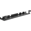 Canalina portacavi per montaggio sotto scrivania InLine 131×590×74 mm, nero