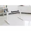 Canalina portacavi per montaggio sotto scrivania InLine 131×590×74 mm, nero