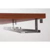 Canalina portacavi per montaggio sotto scrivania InLine 131×590×74 mm grigio