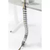Passacavi InLine per scrivanie regolabili in altezza, 4 scomparti, grigio, 68×36×42 mm