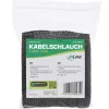 Guaina portacavi InLine in tessuto con chiusura a strappo 1 m × 25 mm, nero