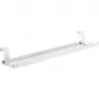 Canalina/vassoio per cavi per montaggio sotto scrivania InLine 131×590×74 mm, bianco