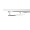 Canalina/vassoio per cavi per montaggio sotto scrivania InLine 131×590×74 mm, bianco