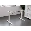 Canalina/vassoio per cavi per montaggio sotto scrivania InLine 131×590×74 mm, bianco