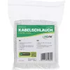 Guaina per cavi InLine 1 m × 25 mm, guaina in tessuto con chiusura a strappo, bianco