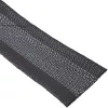 Guaina canalina per cavi InLine 59993A — guaina in tessuto con chiusura a strappo, 1 m × 25 mm, nero