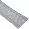 InLine canalina per cavi, guaina in tessuto con chiusura a strappo, 1 m x 25 mm grigio