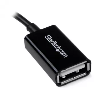 StarTech.com adattatore host Micro USB a USB OTG da 5in M/F, 0,127 m, Micro-USB B, USB A, USB 2.0, 0,48 Gbit/s, nero