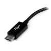 StarTech.com adattatore host Micro USB a USB OTG da 5in M/F, 0,127 m, Micro-USB B, USB A, USB 2.0, 0,48 Gbit/s, nero