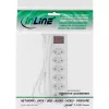 InLine ciabatta multipresa SVIZZERA, 6 prese, con interruttore, 1,5 m, bianco