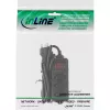 InLine ciabatta SVIZZERA, 3 prese, con interruttore, 1,5 m, nero