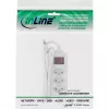 InLine ciabatta SVIZZERA, 3 prese, con interruttore, 1,5 m, bianco