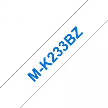 Nastro per etichettatrice Brother MK233 12 mm blu/bianco