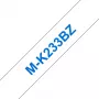 Nastro per etichettatrice Brother MK233 12 mm blu/bianco