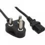 Cavo di alimentazione InLine Tipo D Sudafrica 5A / connettore IEC 1,8 m
