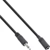 Cavo adattatore audio 4 pin connettore maschio 2,5mm / connettore femmina 4 pin 3,5mm 2m InLine 99308E