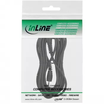 Cavo audio InLine 2,5 mm stereo connettore maschio/connettore maschio, 2 m