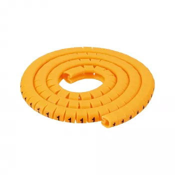 Anelli per marcatura cavi InLine 5,2–10 mm, cifre 0–9, 1000 pz., giallo