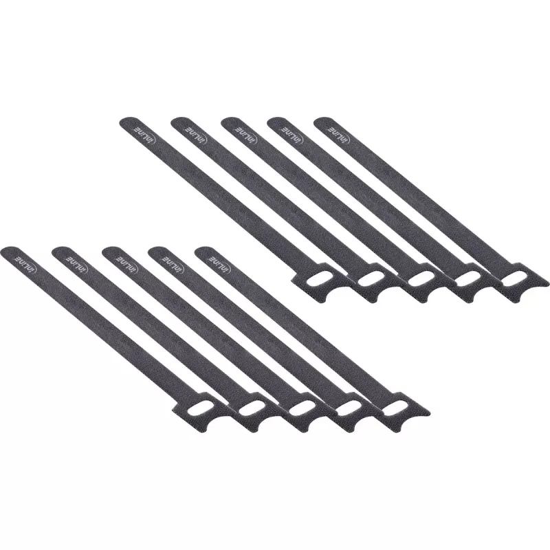 InLine fascette per cavi in velcro 180x12mm 10 pz. nero