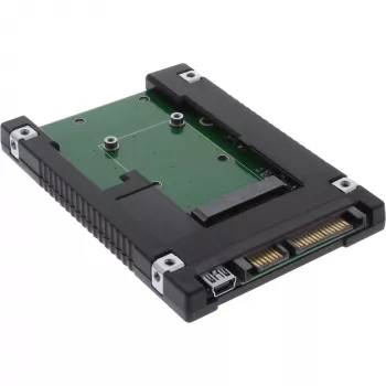 InLine adattatore drive 2,5 pollici SATA a mSATA SSD 76620B nero