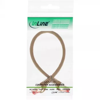 Cavo patch InLine S/FTP PiMF Cat.6 250MHz PVC rame marrone 0,25 m