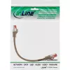 Cavo patch InLine S/FTP PiMF Cat.6 250MHz PVC rame marrone 0,3 m