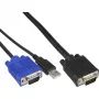 Set cavi KVM InLine USB per switch KVM 19