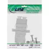 Adattatore in fibra ottica InLine metallo duplex LC/LC SM boccola in ceramica con flangia