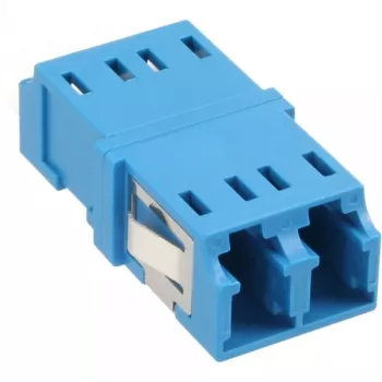 Adattatore in fibra ottica duplex LC/LC SM boccola in ceramica blu InLine 89989D
