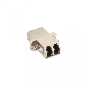 Adattatore in fibra ottica InLine metallo duplex LC/LC MM boccola in ceramica con flangia 89989M