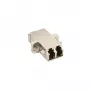 Adattatore in fibra ottica InLine metallo duplex LC/LC MM boccola in ceramica con flangia 89989M