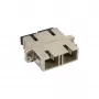 Adattatore in fibra ottica InLine metallo duplex SC/SC MM boccola in ceramica con flangia