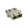 Adattatore in fibra ottica InLine metallo duplex SC/SC MM boccola in ceramica con flangia