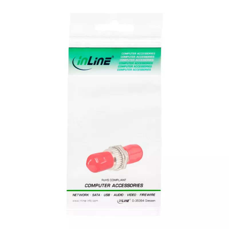 Connettore in fibra ottica InLine simplex ST/ST multimodale boccola in metallo 89990B