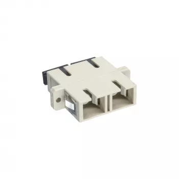 Adattatore in fibra ottica duplex SC/SC MM boccola in ceramica con flangia InLine 89992A