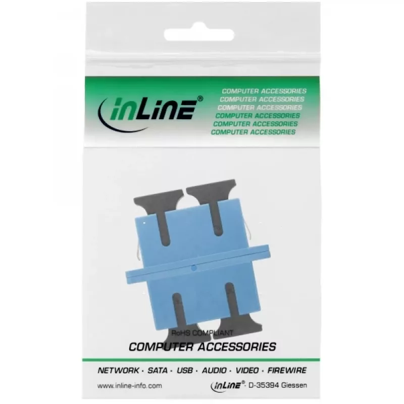 Adattatore in fibra ottica duplex SC/SC InLine 89992S
