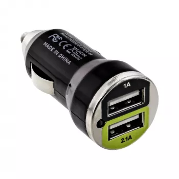 Caricabatterie da auto USB InLine + alimentatore per qualsiasi dispositivo USB 12/24V a 5V DC/2,1A
