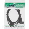 Cavo di alimentazione InLine, spina Euro / spina Euro8 angolare, nero, 2 m