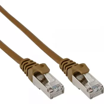 Cavo patch SF/UTP Cat.5e marrone 1,5 m InLine