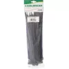 Fascette serracavi a doppia testa montabili InLine 300 mm x 4,8 mm, nylon, nero, 100 pezzi
