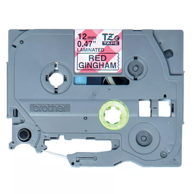 Nastro per etichettatura Brother TZE-MPRG31 nero su rosso