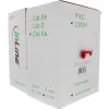 Cavo patch InLine S/FTP PiMF Cat.6A senza alogeni 500MHz rosso 100m