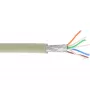 Cavo patch InLine S/FTP PiMF Cat.6A senza alogeni 500MHz grigio 100m
