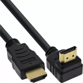 Cavo HDMI InLine 17055V 0,5m angolare High Speed con Ethernet