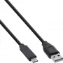 Cavo USB 2.0 InLine 35736 connettore maschio USB-C / connettore maschio USB-A nero 0,5 m
